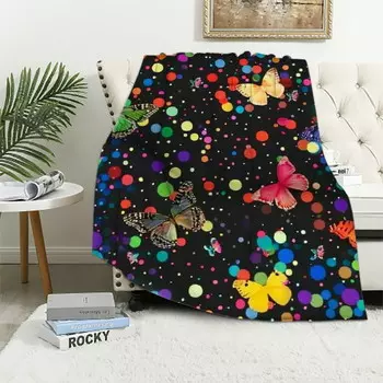 Одеяло Shiartex Starry Butterfly, белый