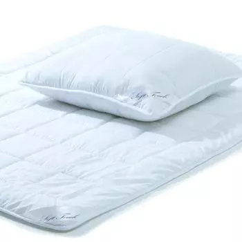 Одеяло Soft Touch 1x 155x220 + 1x 80x80 PES из микрофибры 1280 г + 1300 г квадратное стеганое одеяло aqua-textil