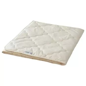 Одеяло средней теплоты, шерсть, 140х200 см ,бежевый, RDHUSVIN IKEA