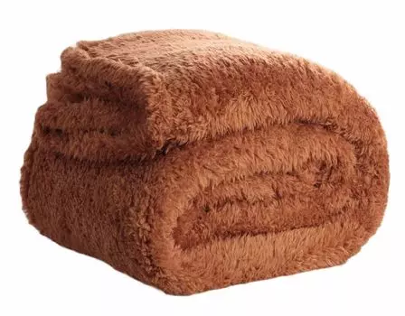 Одеяло Тедди 150 x 200 см | теплое одеяло из искусственного меха | пушистое одеяло из микрофибры [белое] DoubleDry