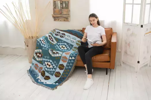 Одеяло Textilhof Witte, синий