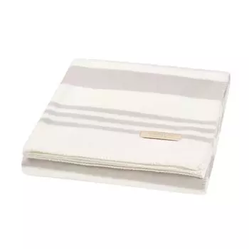 Одеяло Thale, блочные полосы и платяной шов 160х200 см, экрю серый Proflax