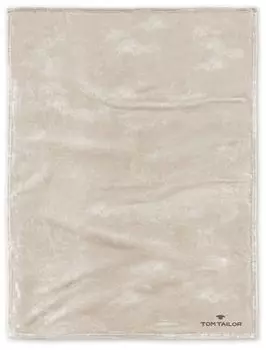 Одеяло Tom Tailor 150 x 200 см, очень мягкое одеяло из микрофибры, цвет: кремовый.