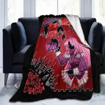 Одеяло Utena в стиле аниме «Девушка-революционерка» Мягкое и легкое фланелевое покрывало, подходящее для использования в постели, гостиной и в путешествии, 40 x 30 дюймов CAMUNA, Black