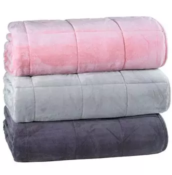 Одеяло утяжеленное МАЛИКА 135x200 - антрацит | Одеяло для релаксации весом 4-6 кг | Тяжелое пуховое одеяло против нарушений сна | Одеяло лечебное для взрослых и подростков, цвет: антрацит, размер: 135х200, 6 кг. MALIKA, серый