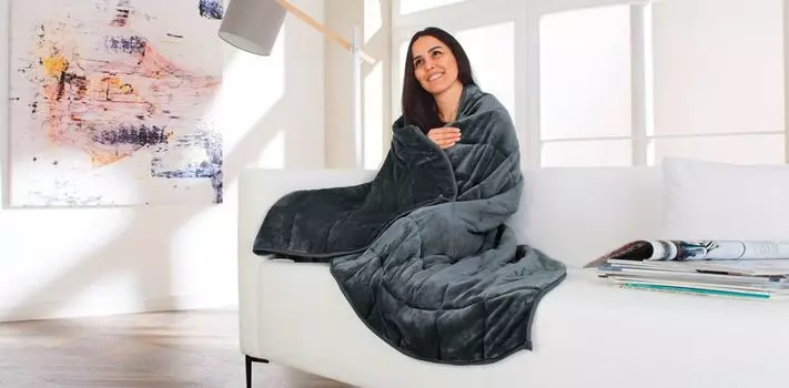 Одеяло утяжеленное, >>Одеяло для релаксации 9кг John Cotton