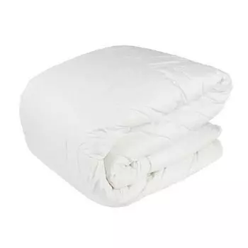 Одеяло Весна-Осень HappyNest, 150 х 200 см, с пухом и гусиным пером, чехол из хлопка OEKO TEX, серый