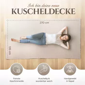 Одеяло Yanopurna Kaschmir, бежевый