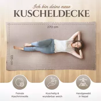 Одеяло Yanopurna Kaschmir, коричневый