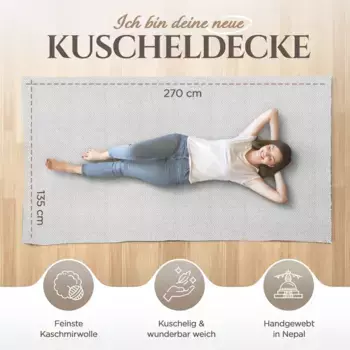 Одеяло Yanopurna Kaschmir, серый