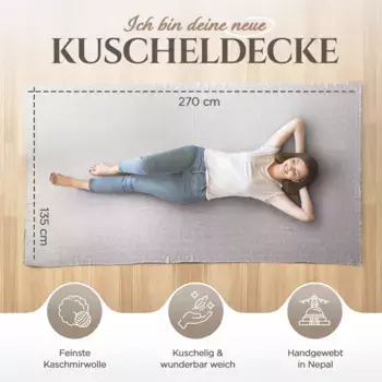 Одеяло Yanopurna Kaschmir, светло-серый