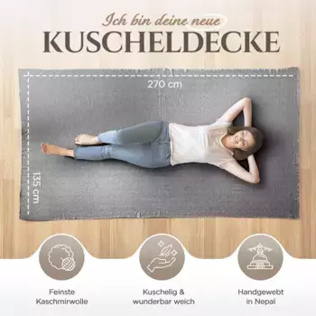 Одеяло Yanopurna Kaschmir, темно-серый