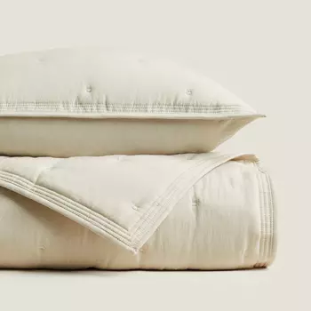 Одеяло Zara Home Microfibre, бежевый