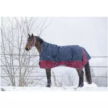 Накидка зимняя Equithme Highneck 150г наполнитель 1200d Tyrex, темно-синий
