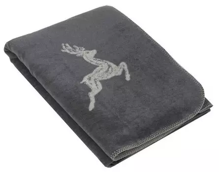 Одеяло Zollner 00000458, 150x1x200 см, серый