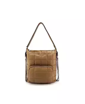 Odette Съемная стеганая сумка среднего размера через плечо LIKE DREAMS, коричневый/бежевый