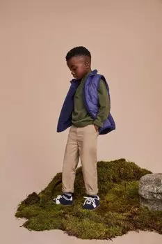 Одежда для экипажа двусторонний флисовый нижний жилет Crew Clothing Company, синий