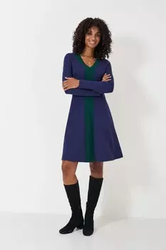 Одежда для экипажа платье evalyn ponte Crew Clothing Company, зеленый