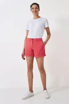 Одежда для экипажа тильда подвернуть чинос шорты Crew Clothing Company, красный