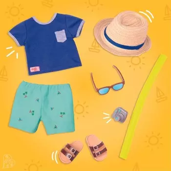Одежда для куклы Our Generation Boy 46 см By The Beach OurGeneration