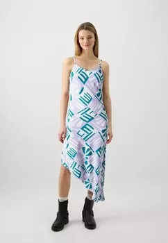 Одежда для особых случаев ALINA ABSTRACT TILES ASYMMETRIC DRESS Colourful Rebel, сиреневый