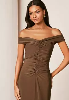 Одежда для особых случаев BARDOT RUCHED FRONT Lipsy, коричневый
