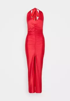 Одежда для особых случаев EMMA HALTERNECK ROUCHED MAXI WAL G PETITE, красный