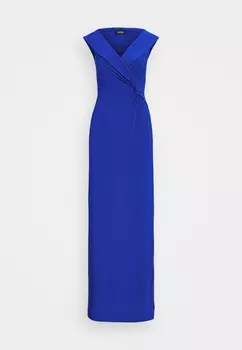 Одежда для особых случаев JERSEY OFF THE SHOULDER GOWN Lauren Ralph Lauren, синий