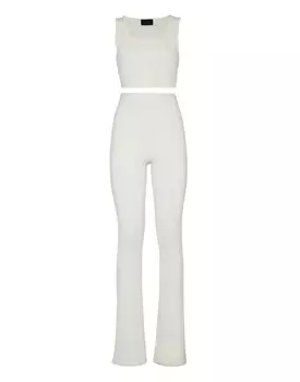 Одежда для отдыха Extrafine из мериноса Верх/Брюки Signature Philipp Plein, цвет Cream