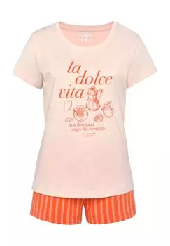 Одежда для сна LASCANA, оранжевый