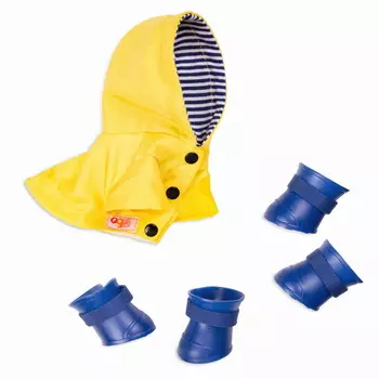 Одежда для собак Our Generation — Paws N’ Puddles — для прогулки под дождем