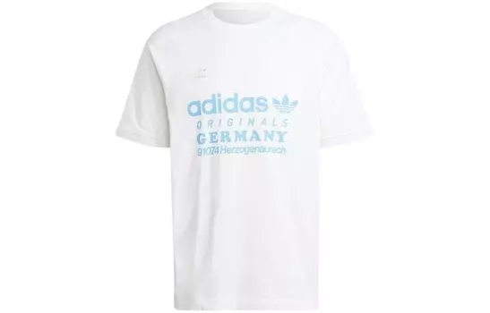Одежда Футболка мужская белая Adidas Originals, белый