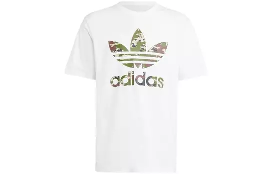 Одежда Футболка мужская белая Adidas Originals, белый