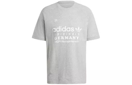 Одежда Футболка мужская серая Adidas Originals, серый
