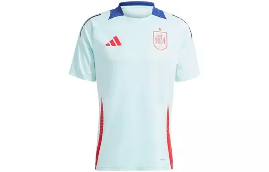 Одежда Футболка мужская светло-голубая Adidas, светло-голубой