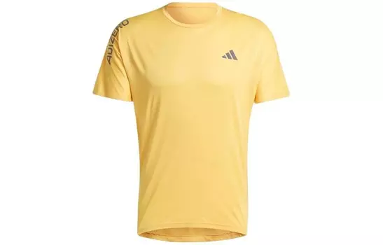 Одежда Футболка мужская желтая Adidas, желтый