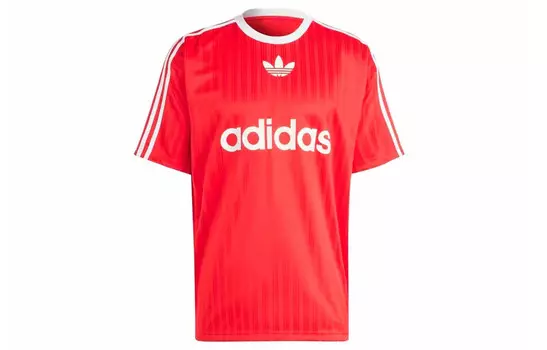 Одежда Футболка Унисекс Красный Adidas Originals, красный
