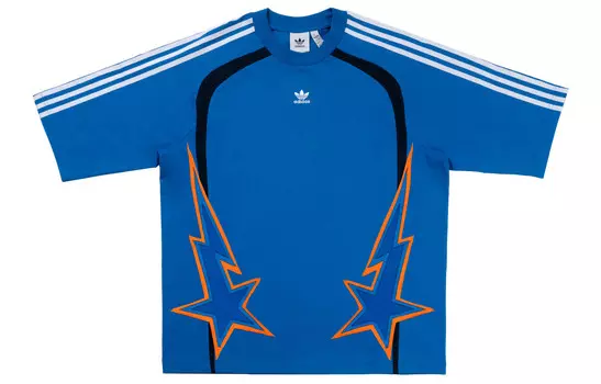 Одежда Футболка унисекс синяя Adidas Originals, синий
