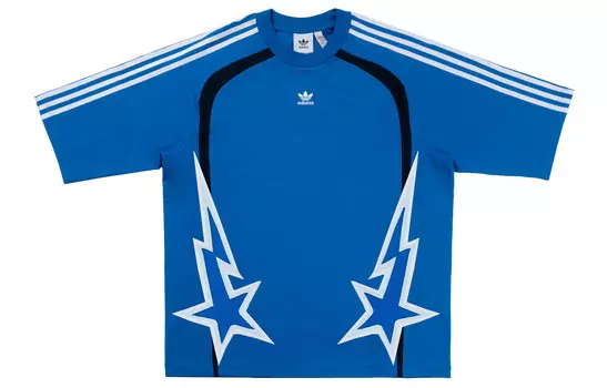 Одежда Футболка унисекс синяя Adidas Originals, синий