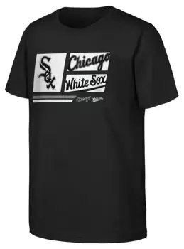 Одежда команды MLB Youth Chicago White Sox, черная футболка Multi Hit MLB Team Apparel