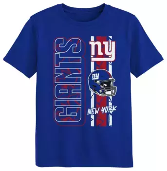 Одежда команды НФЛ Футболка Little Kids New York Giants All In Royal NFL Team Apparel