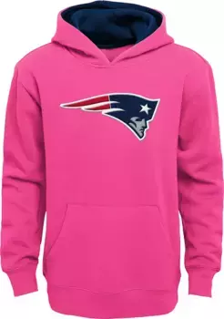 Одежда команды НФЛ, розовая толстовка New England Patriots Prime для маленьких девочек NFL Team Apparel