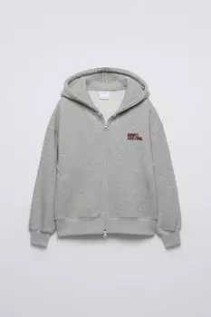 Одежда куртка ZARA, серый мергель