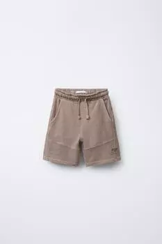 Одежда - окрашенные шорты-бермуды ZARA, цвет Light pink