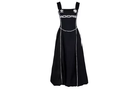 Одежда Платье-комбинация Женское Черное Adidas Originals