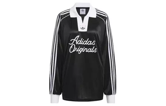Одежда Рубашка поло женская черная Adidas Originals