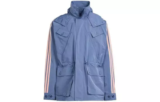 Одежда Тренчкот Мужской Синий Adidas Originals, синий