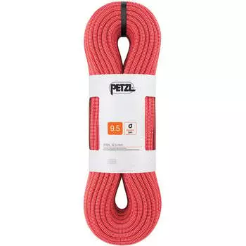 Одинарная веревка Arial диаметром 9,5 мм Petzl, красный