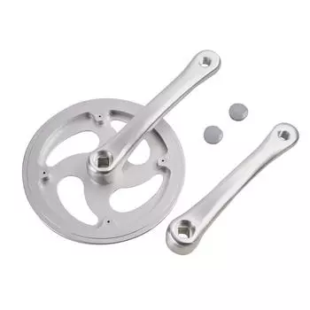 Одинарная звезда 42 зубца 170 мм Elops 120E серебро, серебро