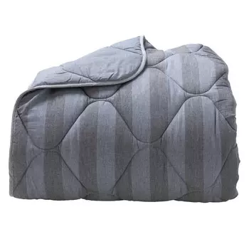 Одинарное одеяло 170х250 основа переработанного хлопка Amo Lacasa, зеленый